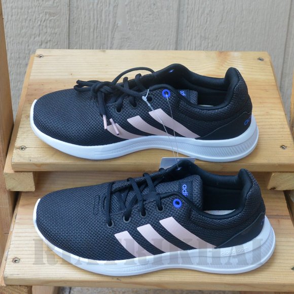 Black adidas Ladies' Lite Racer Clean 2.0. - Picture 2 of 6